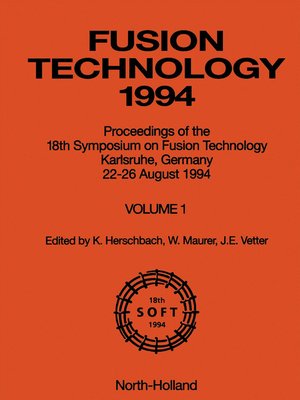 cover image of Fusion Technology 1994